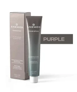 Ánemos Color Ritual Fifteen Minutes Colorazione in Crema con Proteine della Quinoa – Purple – 100 ml